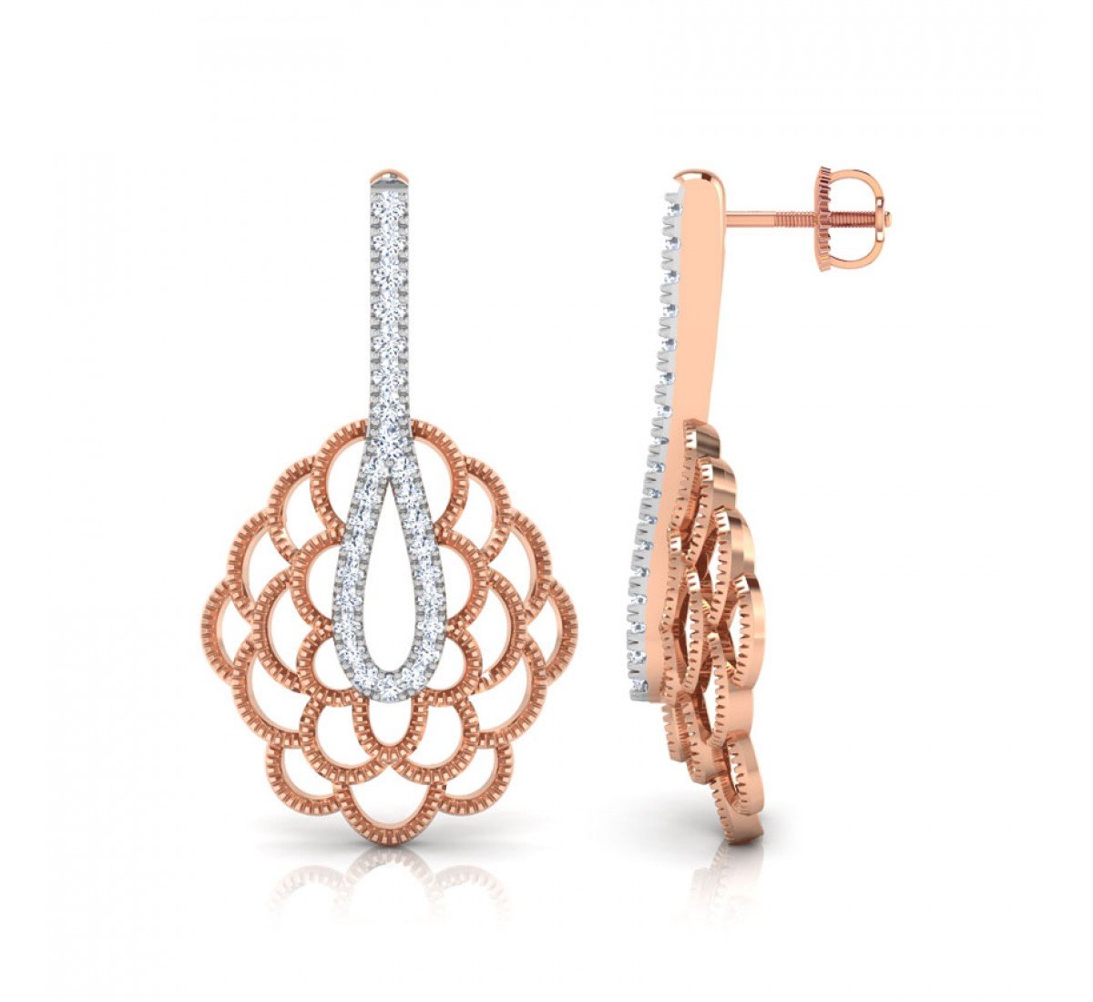 Petite Gull Diamond Earrings