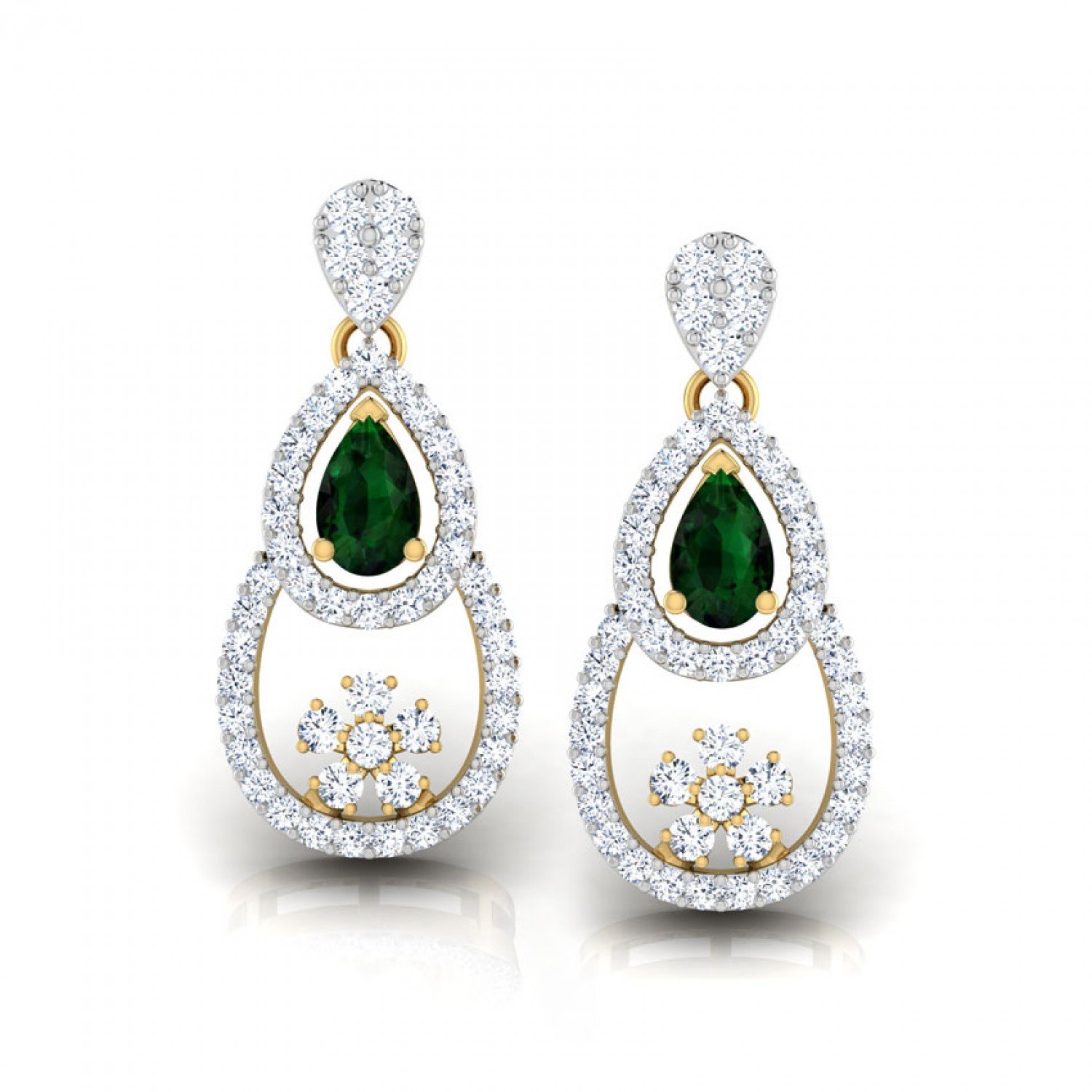 Velvexify Pave Diamond Earrings