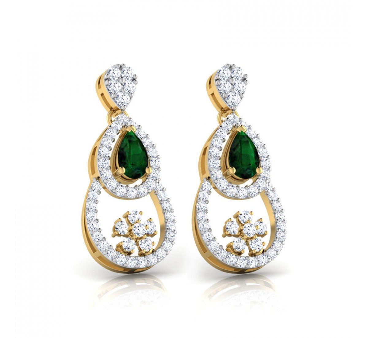 Velvexify Pave Diamond Earrings