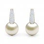 Entrust Pearl Diamond Earrings