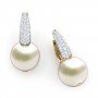 Entrust Pearl Diamond Earrings