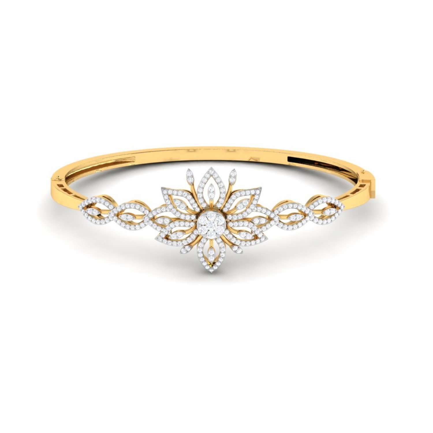 Graceful Cynosure Diamond Bracelet