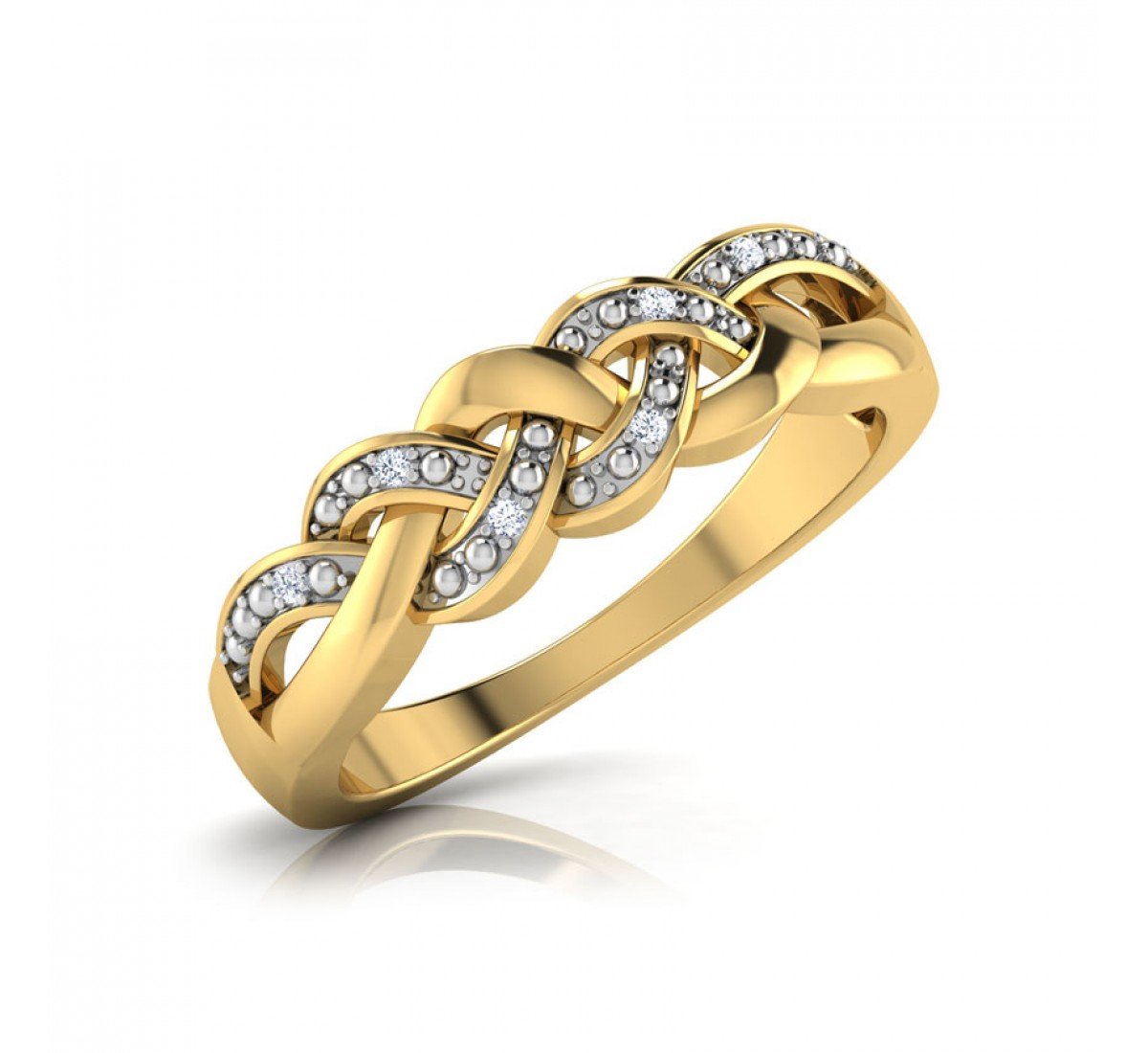 Intertwined Symphony Diamond Band