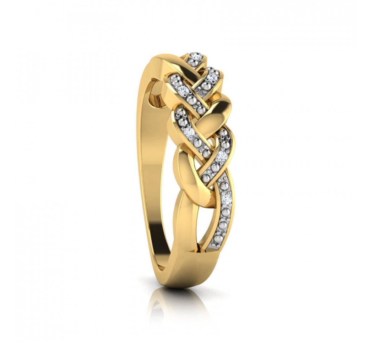 Intertwined Symphony Diamond Band