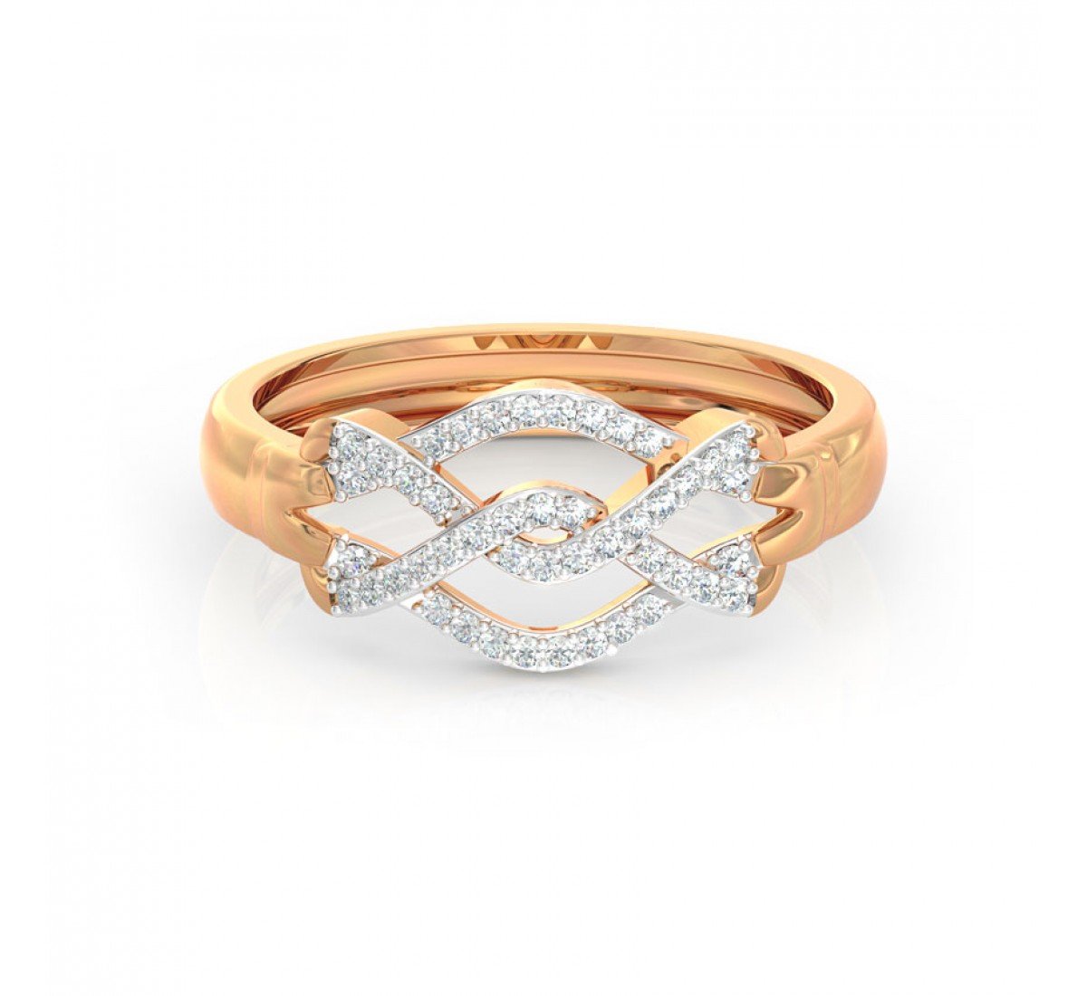 Eloise Lustrous Halo Diamond Band
