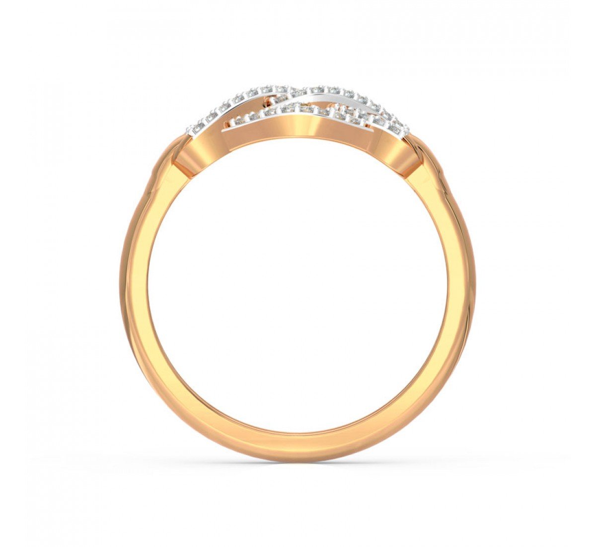 Eloise Lustrous Halo Diamond Band