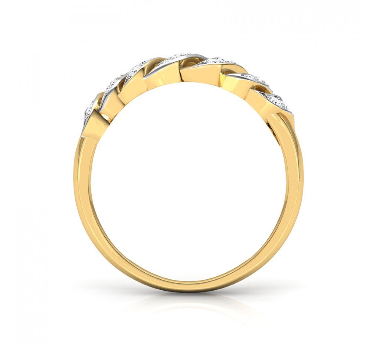 Azurean Coil Diamond Band