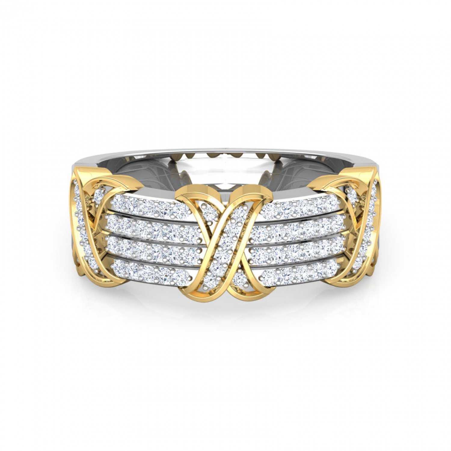 Leafy Splendor Diamond Band
