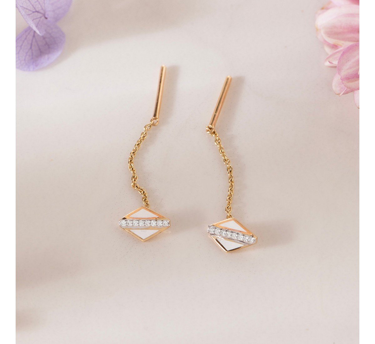 Remarkable Diamond Sui Dhaga Earrings