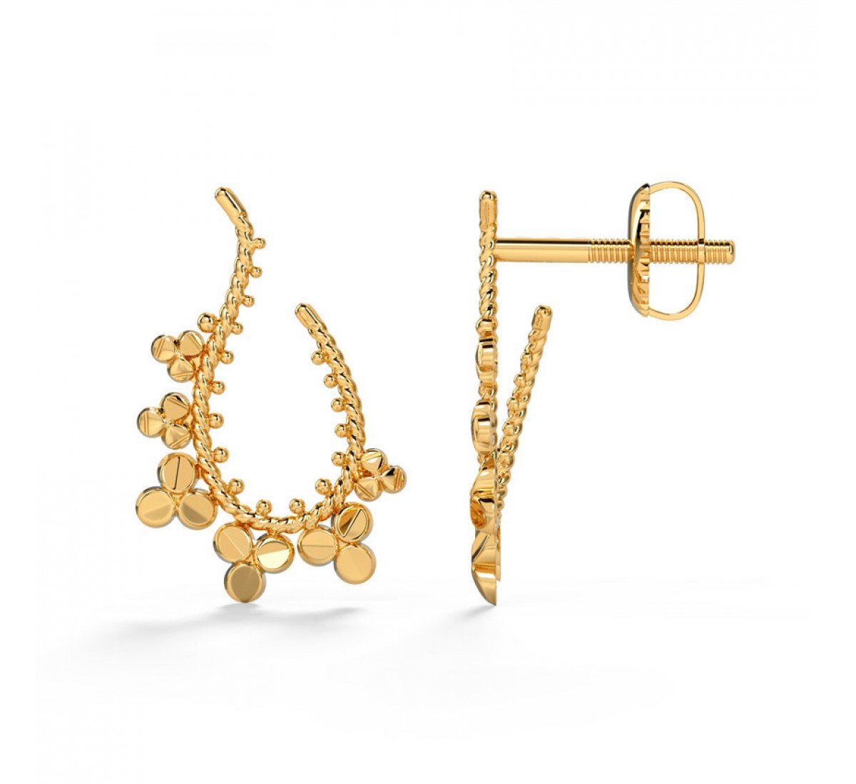 Ainoah Gold Hoop Earrings