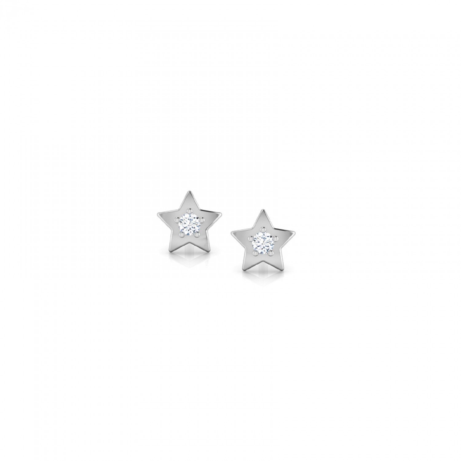 Star Shine Diamond Stud Earrings