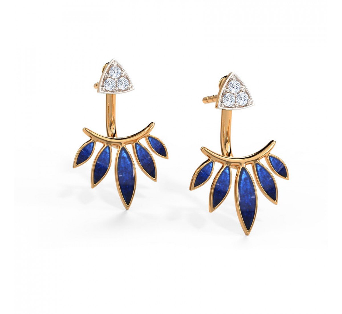 Bhavya Diamond Ear Jackets