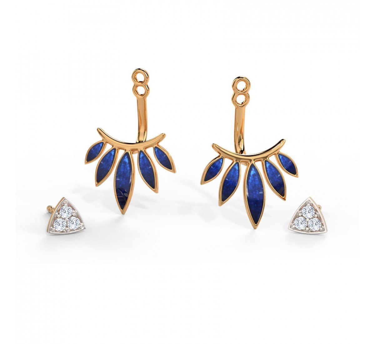 Bhavya Diamond Ear Jackets