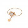 Esha Heart Diamond Flexi Ring