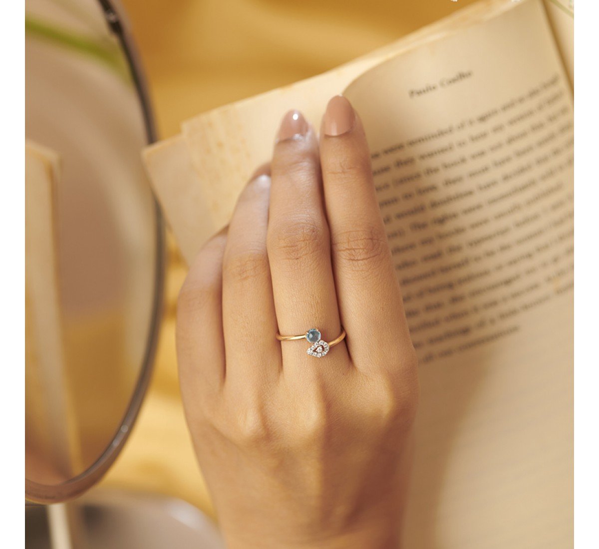 Urmi Blue Topaz Birthstone Dia