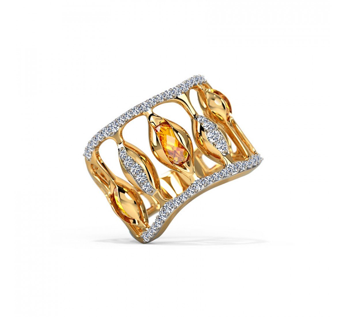 Isha Stairway Gemstone Band