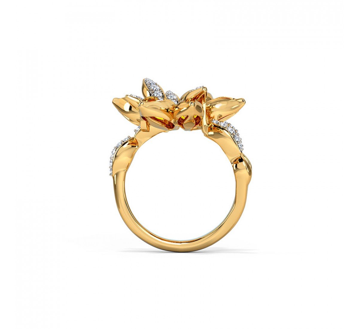 Kellie Blossom Gemstone Ring