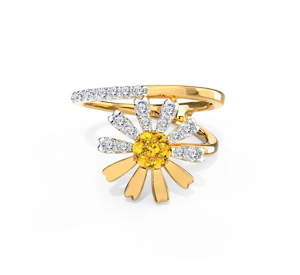 Nesrine Daisy Diamond Ring