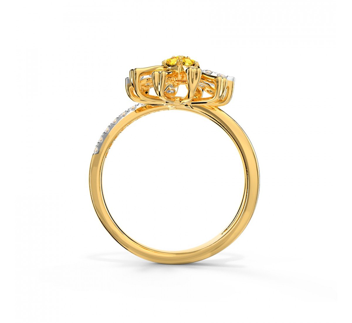 Nesrine Daisy Diamond Ring