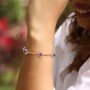 Crest Rosy Gemstone Bangle