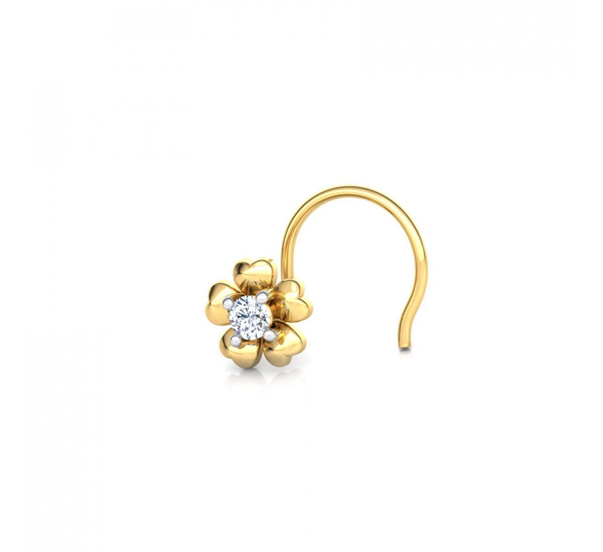 Indulge Bloom Diamond Nose Pin