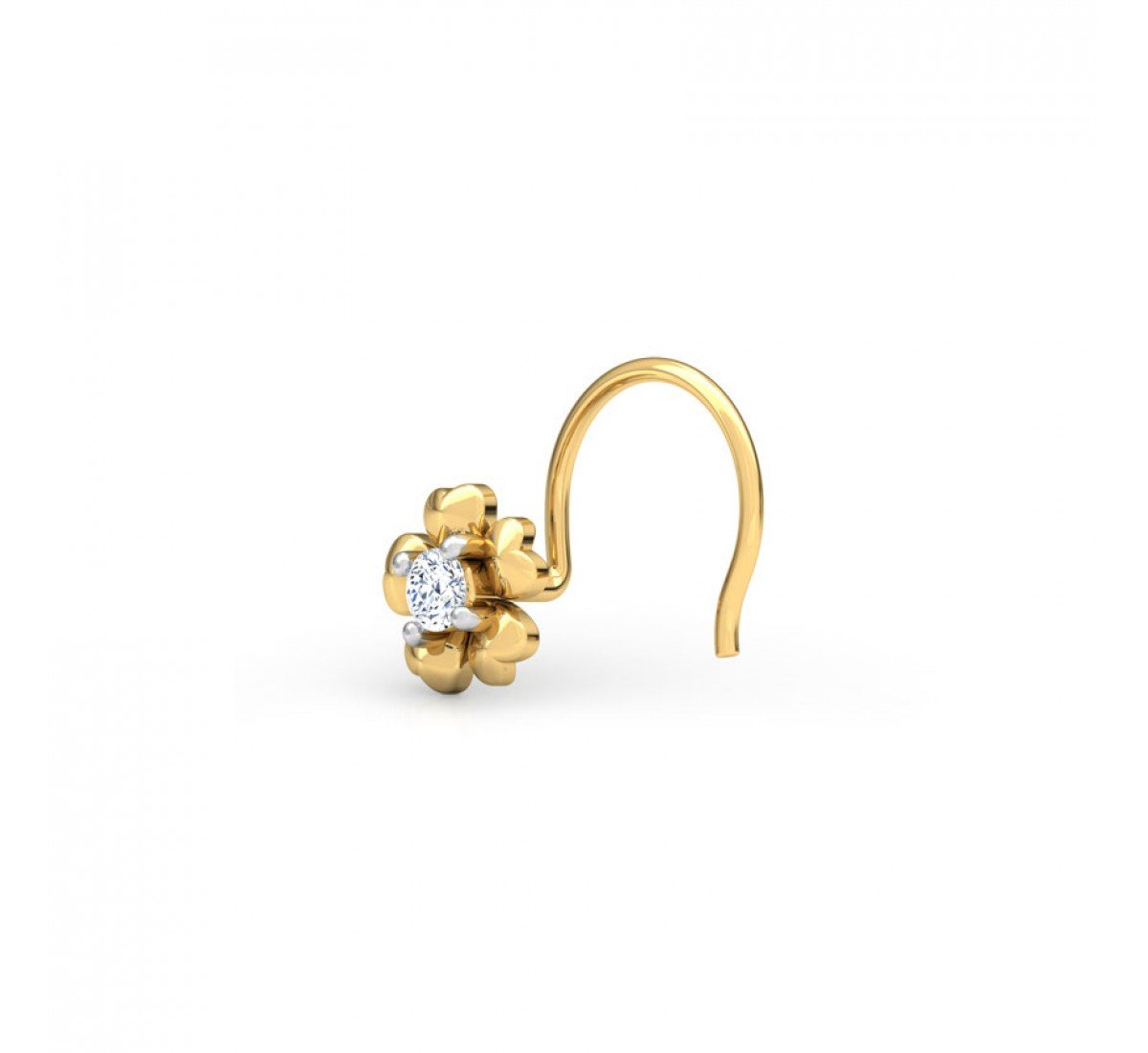 Indulge Bloom Diamond Nose Pin