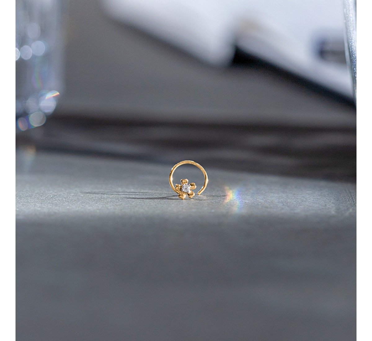 Indulge Bloom Diamond Nose Pin