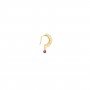 Machination Cutout Gemstone Nose Ring