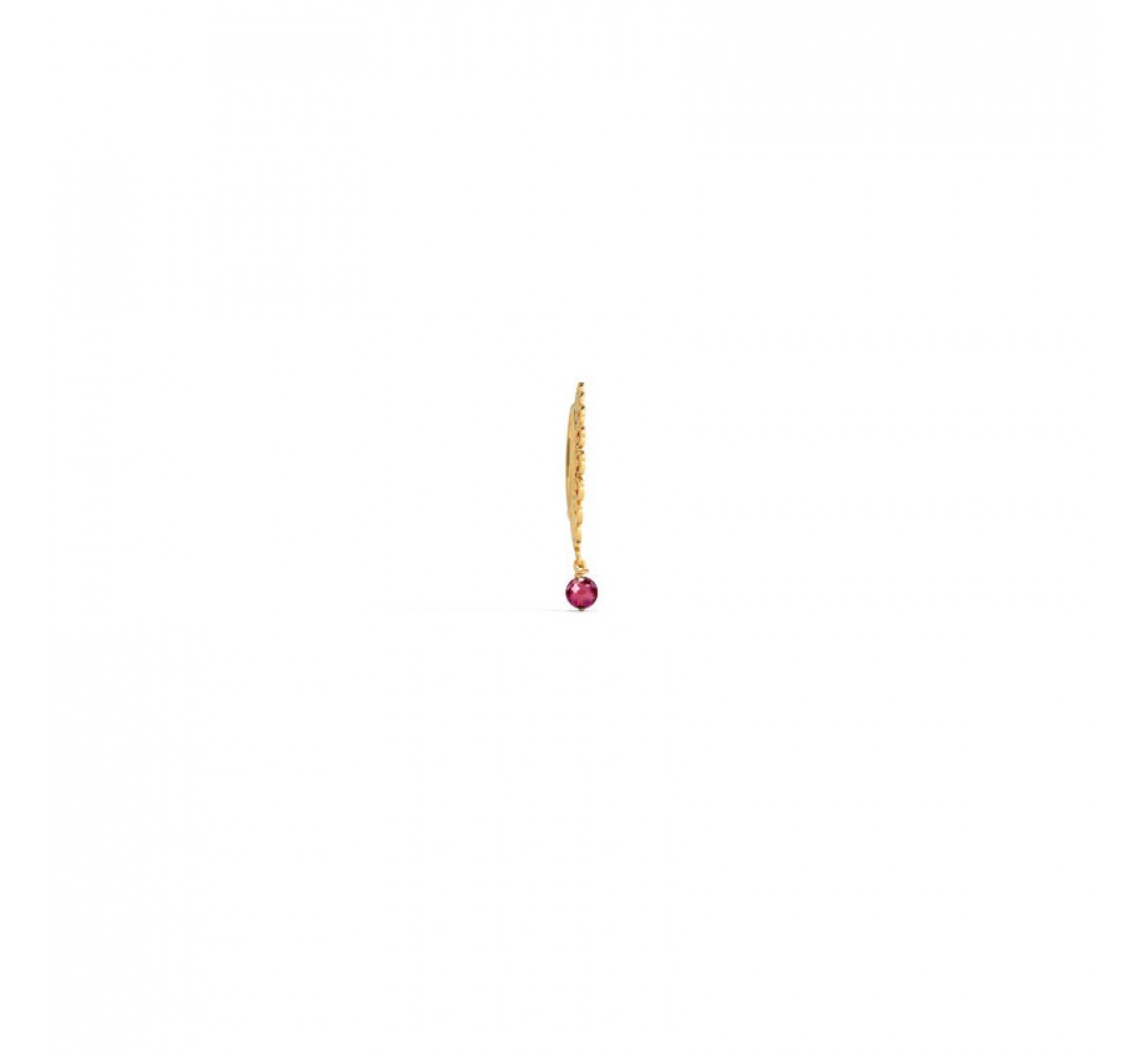 Machination Cutout Gemstone Nose Ring