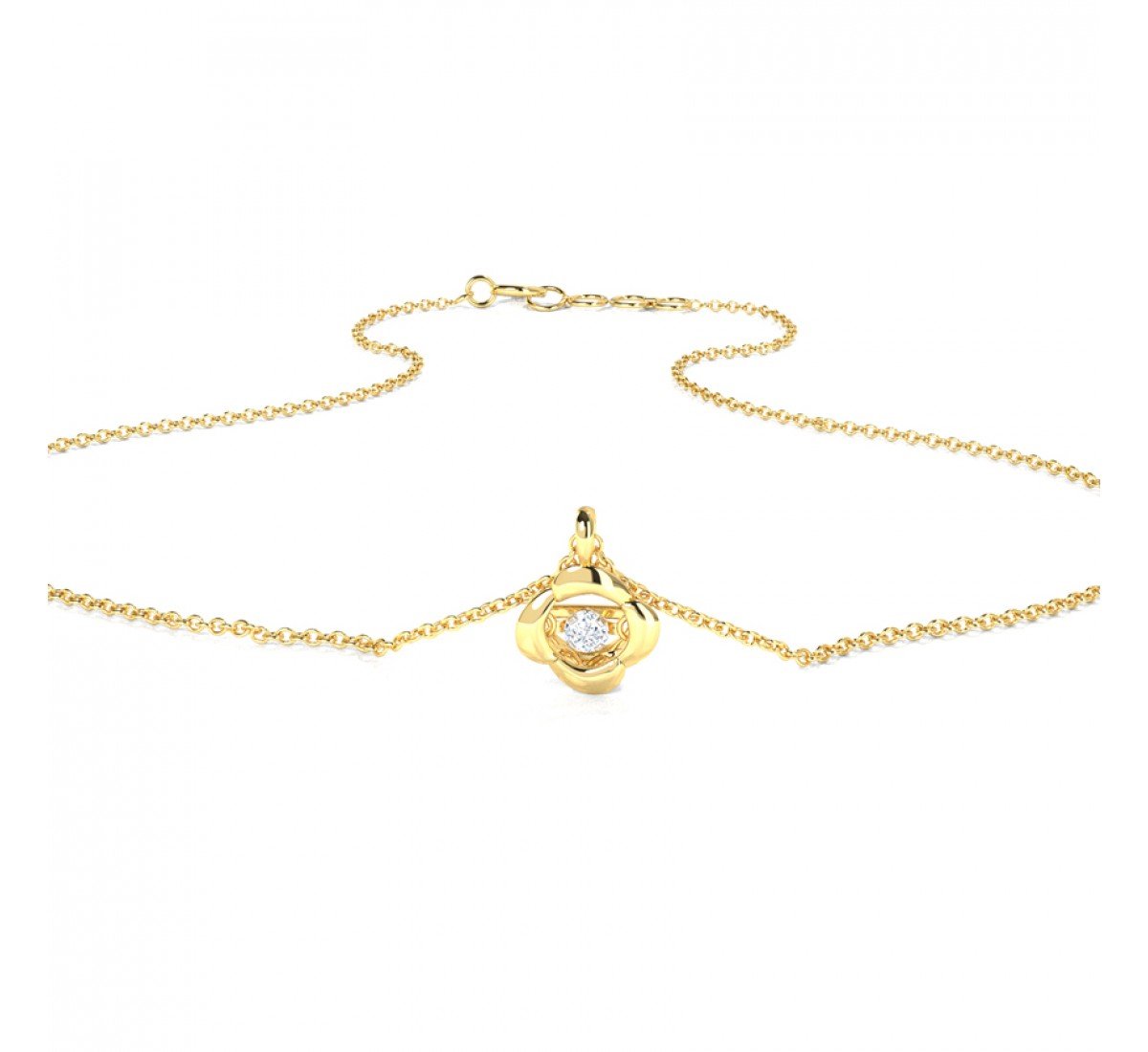 Jester Heartbeat Diamond Necklace