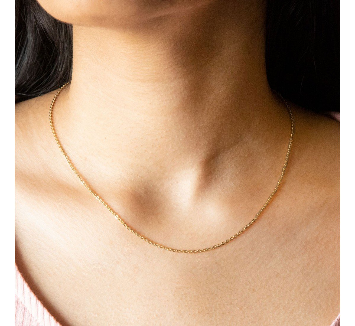 Iconic Slender Cable Gold Chain