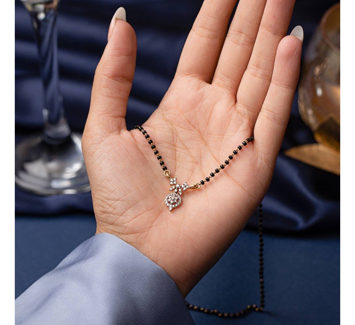 Flare Diamond Mangalsutra