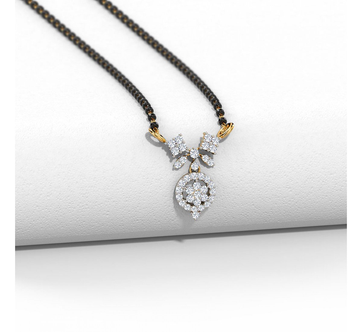 Flare Diamond Mangalsutra