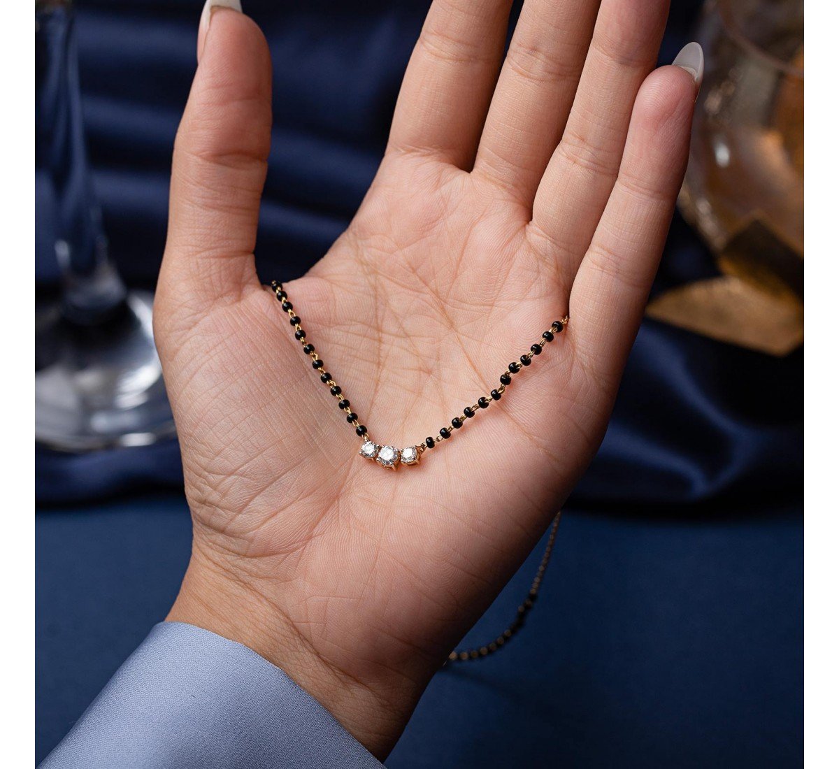 Jewel Solitaire Mangalsutra