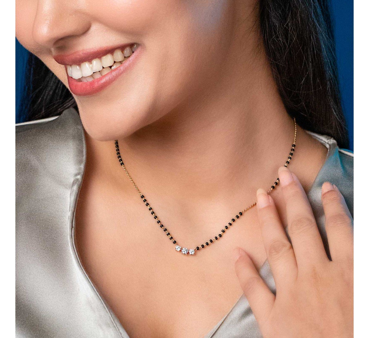 Jewel Solitaire Mangalsutra