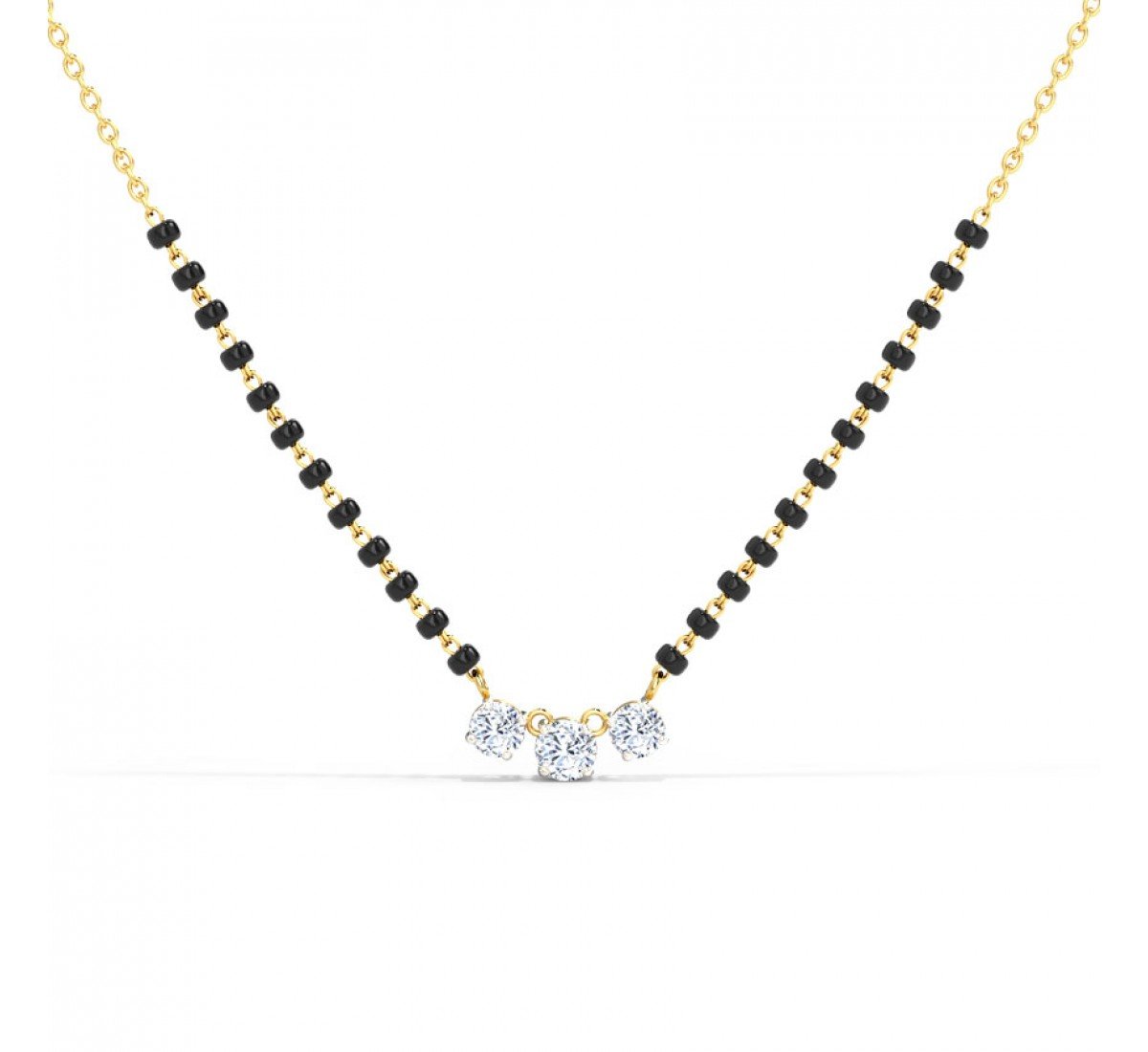 Jewel Solitaire Mangalsutra