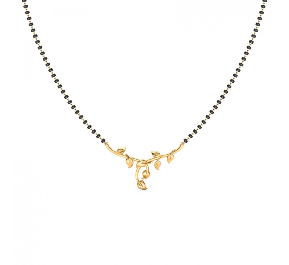 Flourish Leafy Gold Mangalsutra