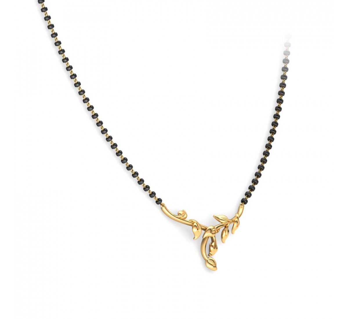 Flourish Leafy Gold Mangalsutra