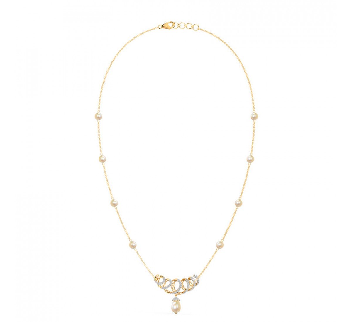 Unveil Trail Pearl Necklace