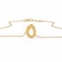 Volta Pear Gold Necklace