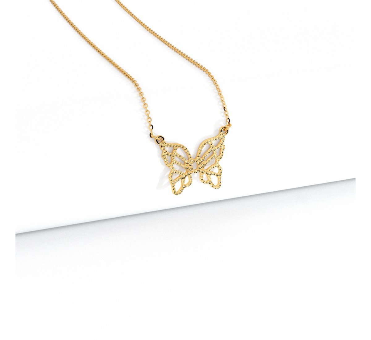 Virtue Butterfly Gold Necklace