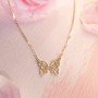 Virtue Butterfly Gold Necklace