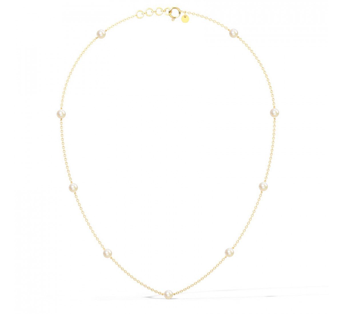 Trance Pearl Station Necklace