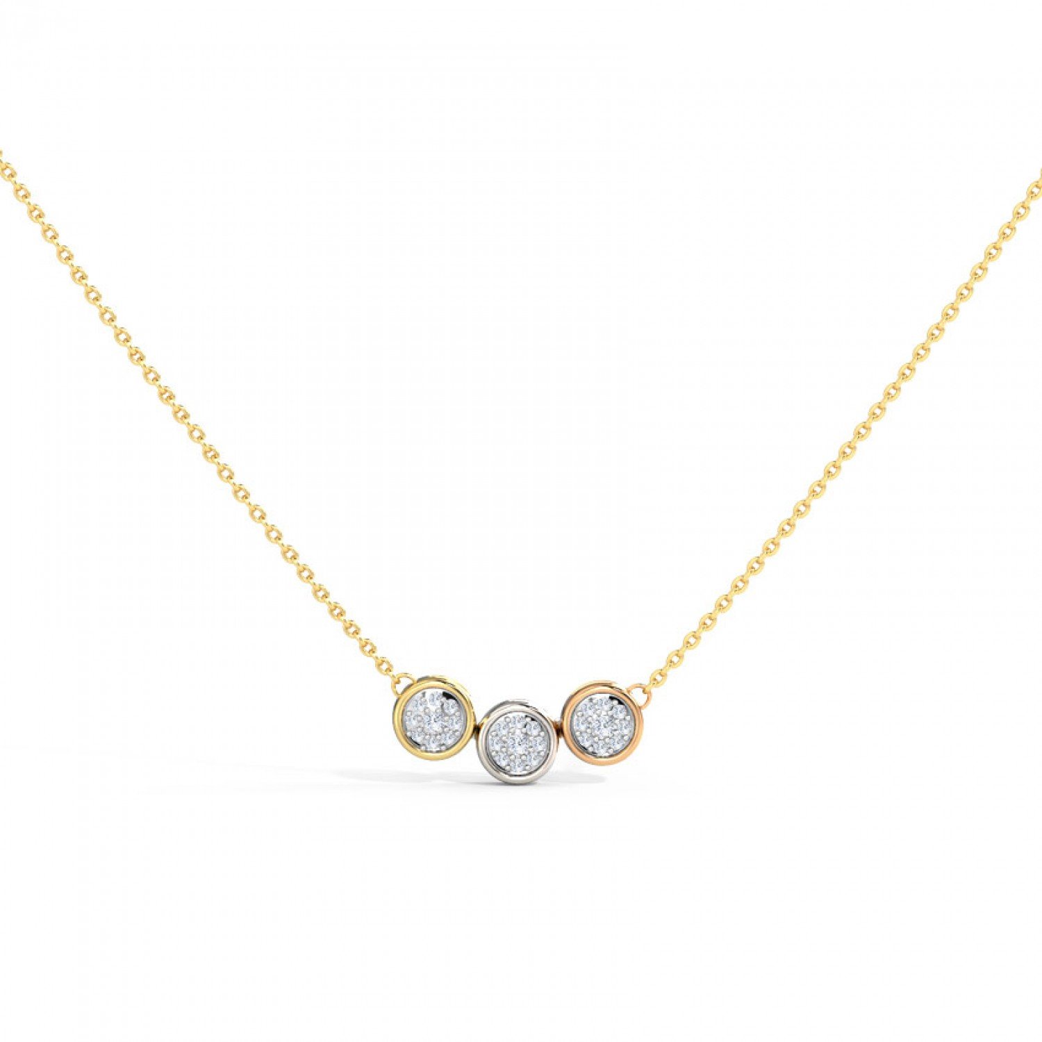 Trio Fecund Diamond Necklace