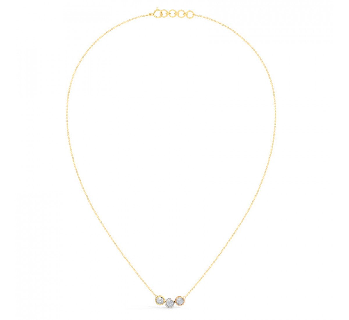 Trio Fecund Diamond Necklace
