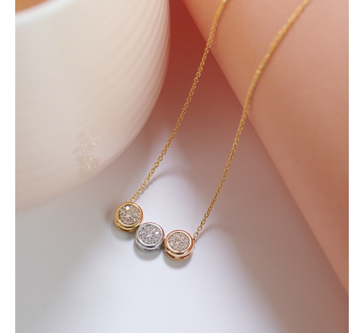 Trio Fecund Diamond Necklace