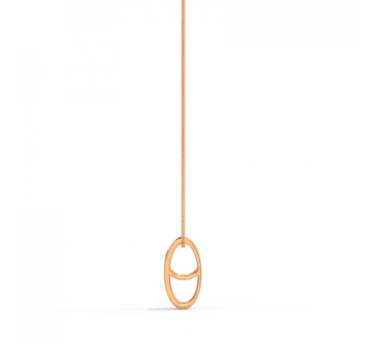 Golden Alphabet P Pendant