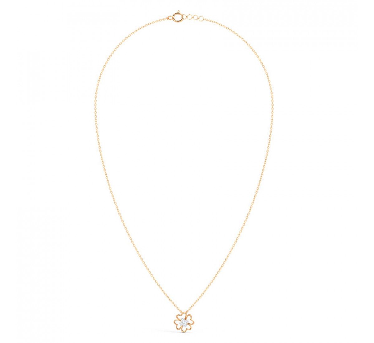 Arbor Clover Diamond Necklace