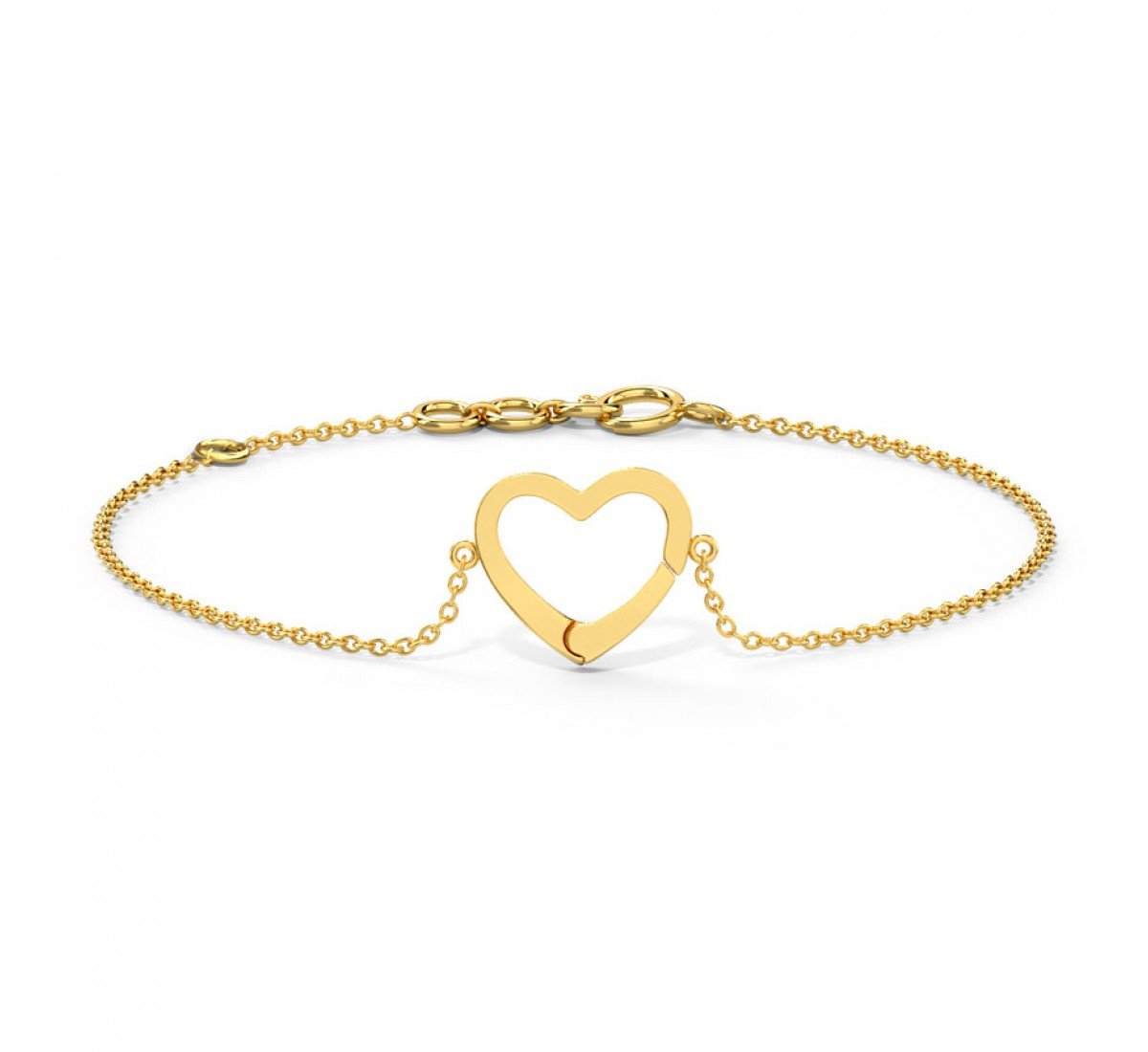 Quiver Charm Holder Gold Bracelet