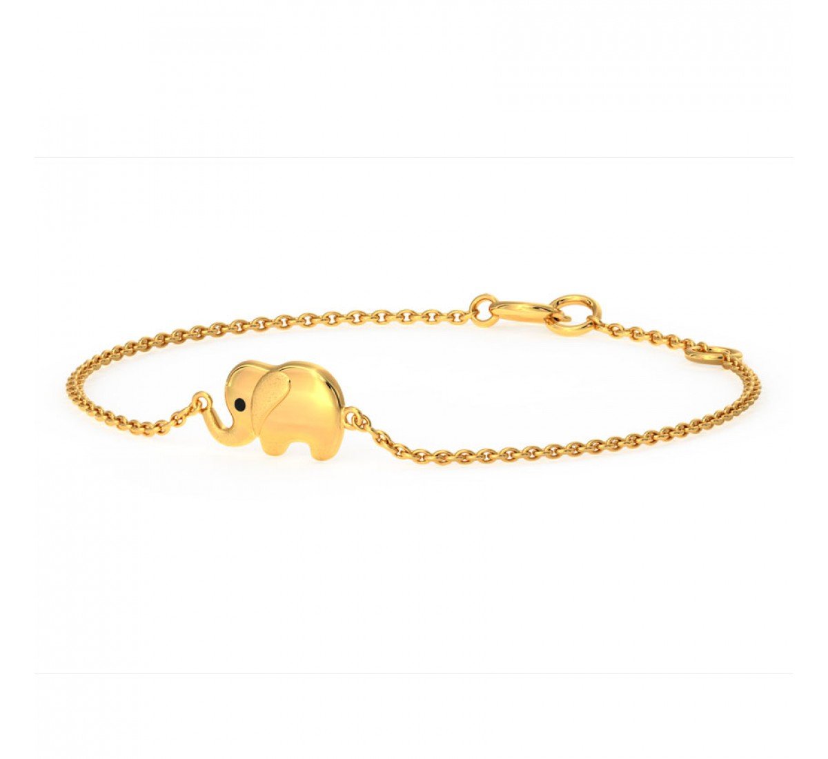 Gold Elephant Bracelet for Kids